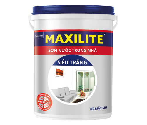 SƠN NƯỚC TRONG NHÀ MAXILITE SIÊU TRẮNG